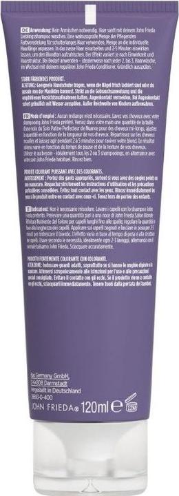 Image du produit John Frieda Salon Blonde Champagnerblond Pflegende Farbveredelung - 120ml