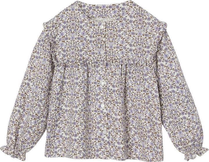 Actual product image Vertbaudet Girls' blouse with flounces (86)