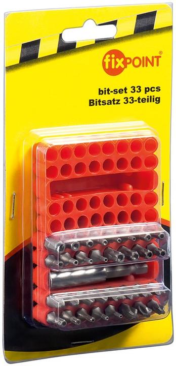 Actual product image FixPoint Universal 33-piece bit set for all common screws (Hexagon socket TX M20, Hexagon socket TX M27, Hexagon socket TX M30, Hexagon socket TX M10, Hexagon socket TX M15, Hexagon socket TX M25, Hexagon socket TX M40, Hexagon socket TX M8, Hexagon socket TX M35)
