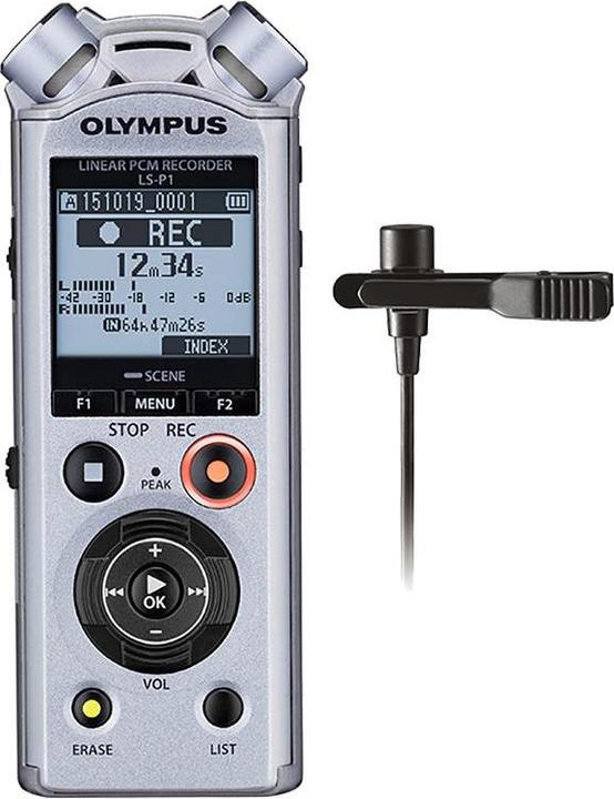 Olympus Kit microfono lavalier LS-P1 (4 GB)