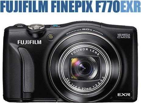 Image du produit Fujifilm Finepix F770 EXR 16MP, Zoom 15x, FullHD, RAW Noir (1/2")