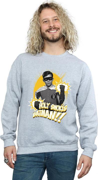 Immagine prodotto Batman TV Series Robin Holy Smokes Felpa Uomo (XL)