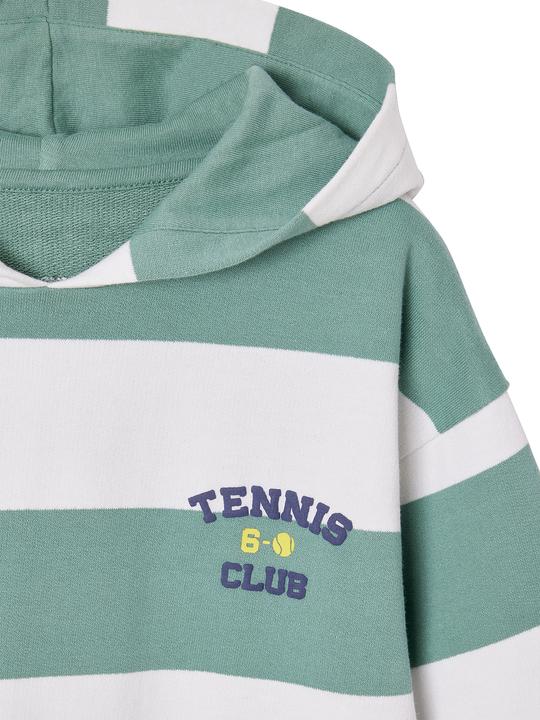 Immagine prodotto Vertbaudet Gestreiftes Jungen Sweatshirt mit Kapuze (128)