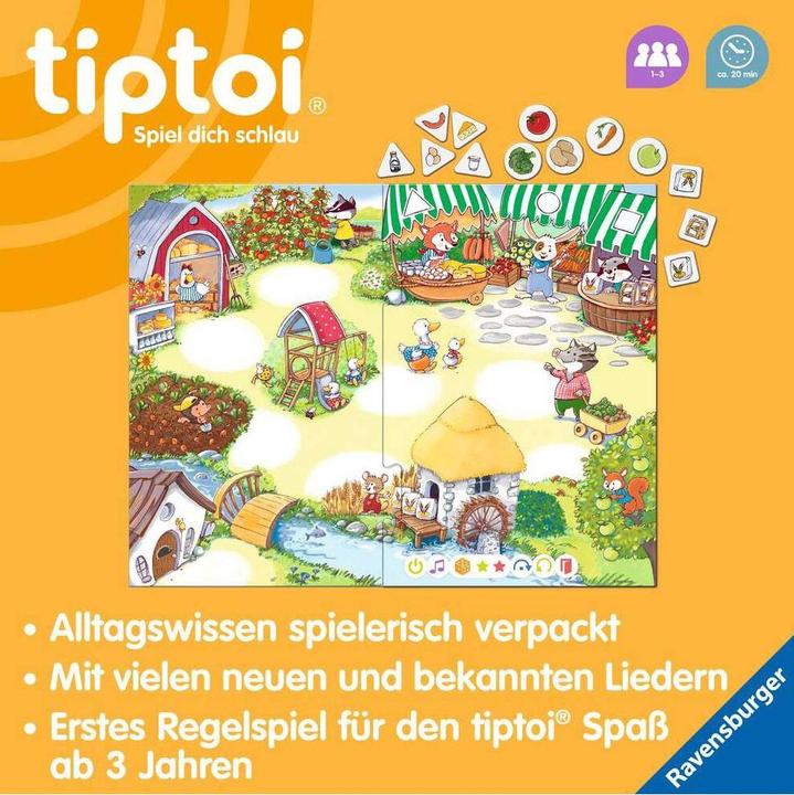 Image du produit tiptoi Aujourd'hui, nous allons faire des courses (Allemand)