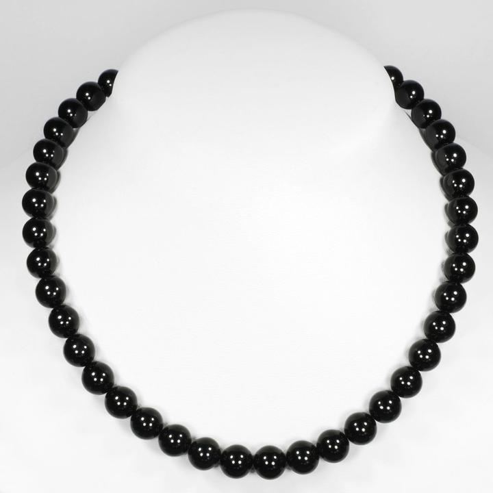 Immagine prodotto Bijouteria Collana di pietre (Acciaio inossidabile, Onice, 45 cm)