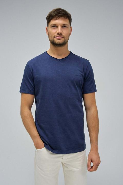 Salsa Jeans T-Shirt T-Shirt V Neck Raw Edge Slim Fit
