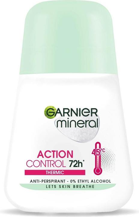 Produktbild Garnier Action Control 72H Thermic Women Roll-On Antiperspirant In Ball 50Ml (Roll-on, 50 ml)