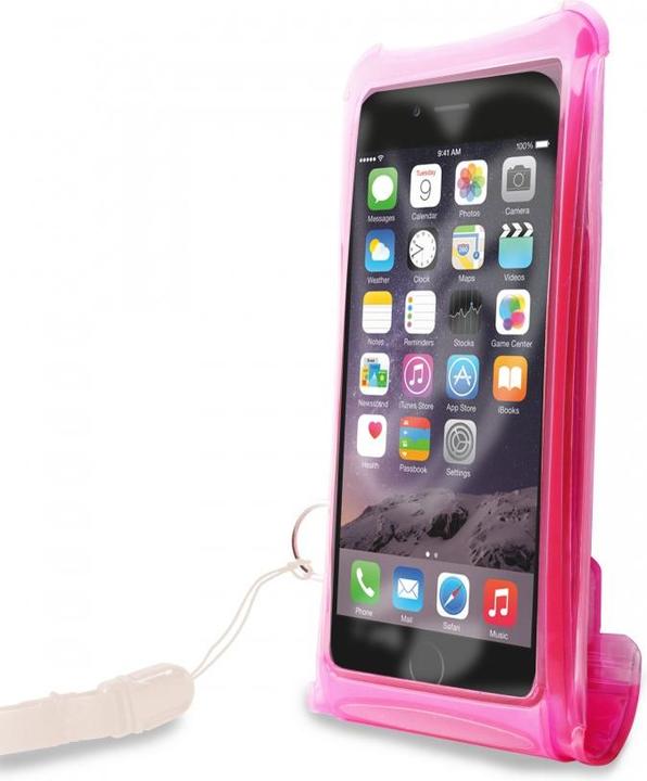 Produktbild Puro SLIM WATER Handytasche 12,9 cm (5,1') Pocket case Pink (Samsung Galaxy A6, Apple iPhone 6)