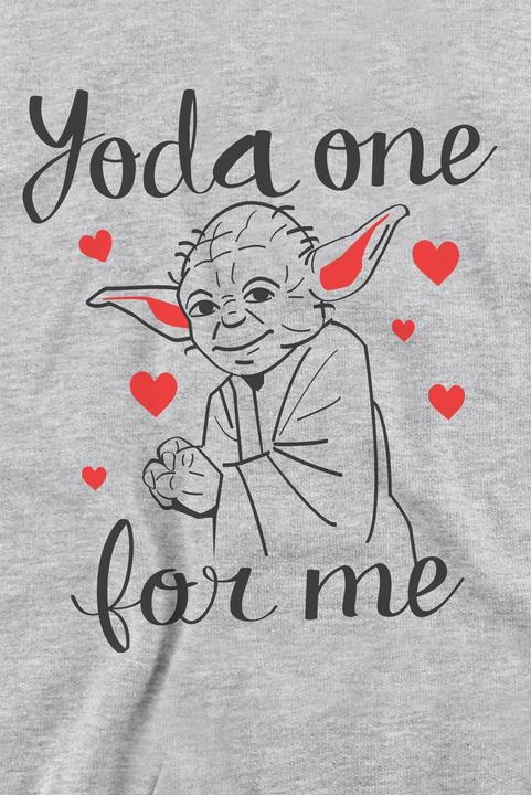 Produktbild Star Wars Yoda One For Me Sweatshirt Valentinstag (L)
