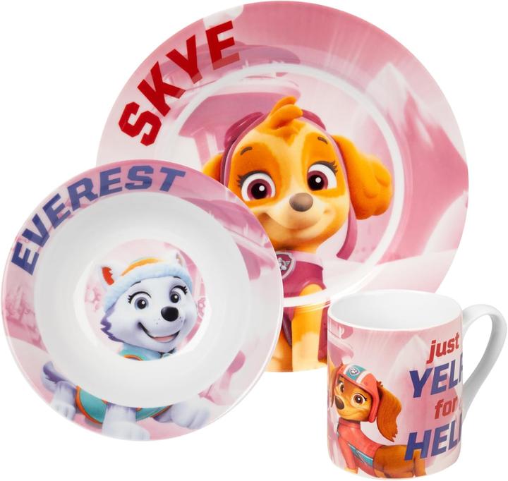 Actual product image United Labels Paw Patrol 3-teiliges Frühstücksset