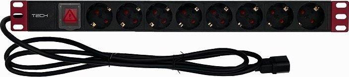 Actual product image Techly Rack Power Strip 19inch 1U