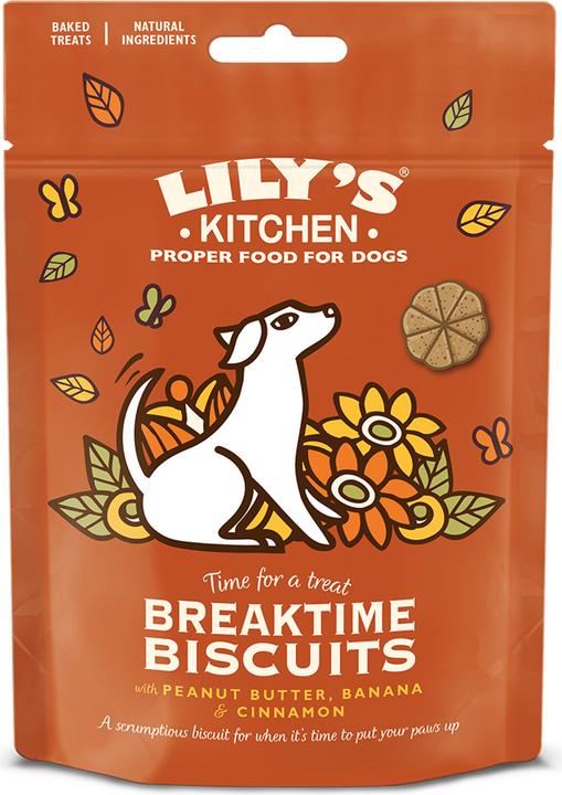 Image du produit Lily's Kitchen Snack Breaktime Biscuits, Beurre de cacahuètes - Banane (Adulte, 1 pcs, 80 g)
