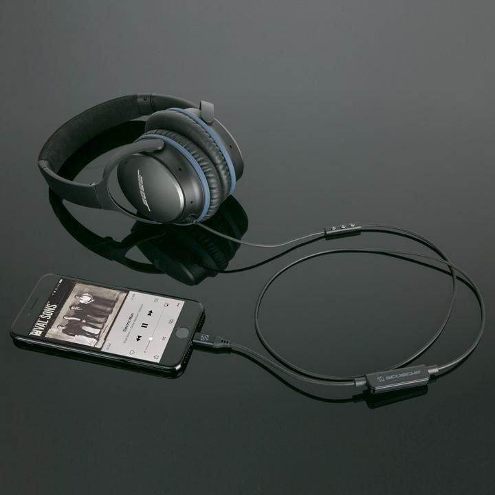 Actual product image Scosche strikeLINE Cable Lightning-2.5mm (0.9m, Lightning, iPhone)