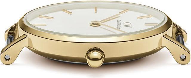 Actual product image Daniel Wellington Classic Petite Evergold White (32 mm) (Watch with gemstone, 32 mm)
