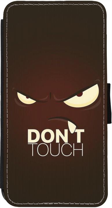 Produktbild PhoneLook Hülle Wallet schwarz Angry Dont Touch (Apple iPhone 13)