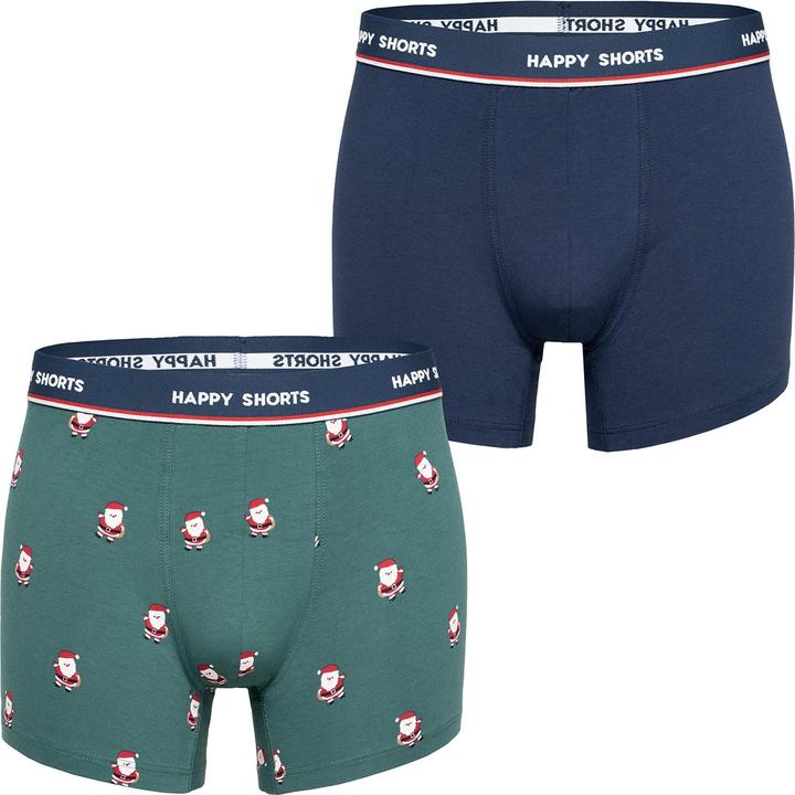 Happy shorts Boxershort Casual Bequem sitzend (XXL, 2er Pack)