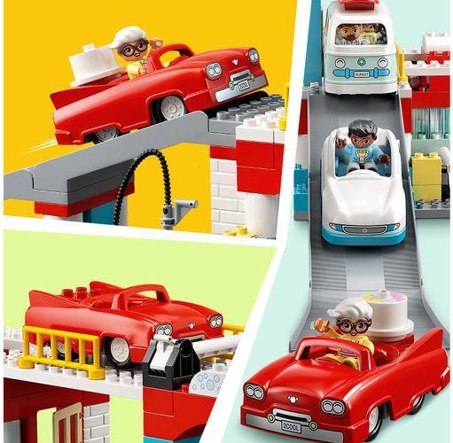 Produktbild LEGO Parkhaus mit Autowaschanlage (10948)