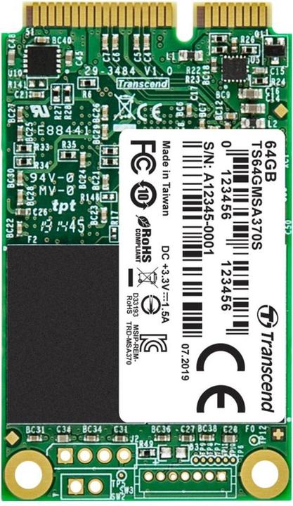 Productafbeelding Transcend 370S (64 GB, mSATA)