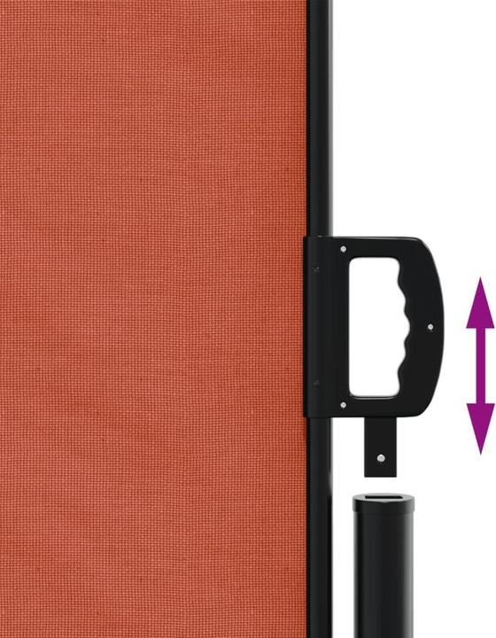 Image du produit VidaXL Store latéral extensible rouge (1.40 m)