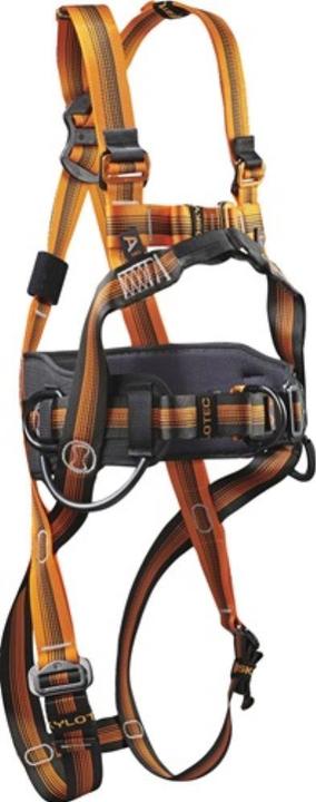 Skylotec Fall arrest harness Falc Stand.EN361:2002,EN358:2018 black/orange/anthracite f.Size M/XXL (Safety harness, 140 kg)