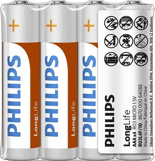 Produktbild Philips Akku R03L4F/10 (1 Stk., AAA)