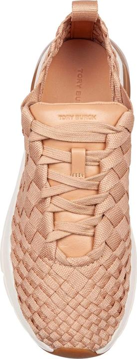 Produktbild Tory Burch blush woven fabric trainer sneakers (39)