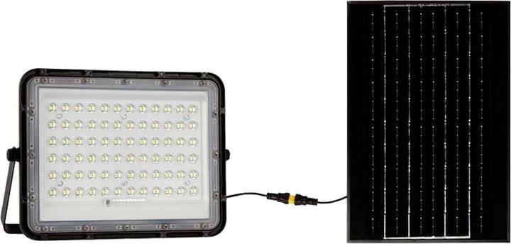 Produktbild V-TAC VT-120W 7825 LED-Flutlichtstrahler, Solarmodul 15 W Kaltweiss Schwarz (1200 lm, IP65)