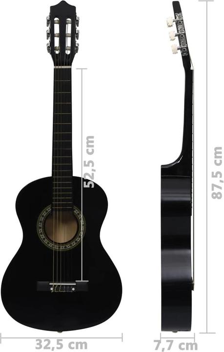 Produktbild VidaXL Gitarre (Konzertgitarre, Nylon, Lindenholz, harter Kunststoff)