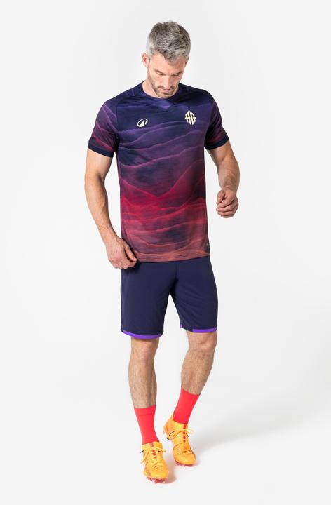 Actual product image Kipsta Damen/Herren Fussball Trikot kurzarm - VIRALTO II Florida Sunset violett (XL)