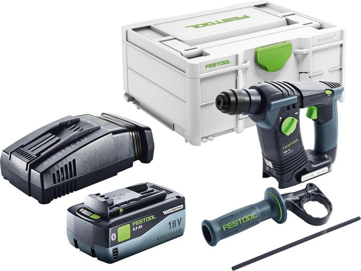 Produktbild Festool BHC 18-Basic Akku Bohrhammer 18 V 1,8 J SDS Plus Brushless + 1x Akku 8,0 Ah + (Akkubetrieb)