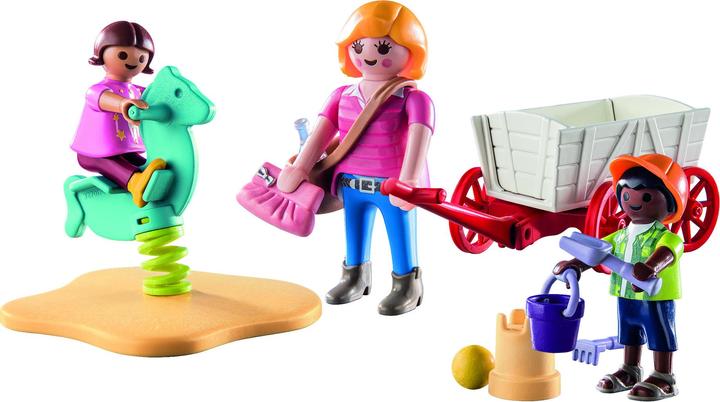 Produktbild Playmobil Starter Pack Erzieherin mit Bollerwagen (71258, Playmobil City Life)