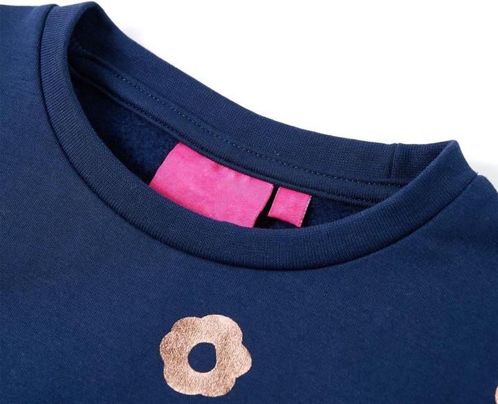 Produktbild VidaXL Kinder-Sweatshirt Marineblau 140,Material: 95 % Baumwolle. 5 (140)