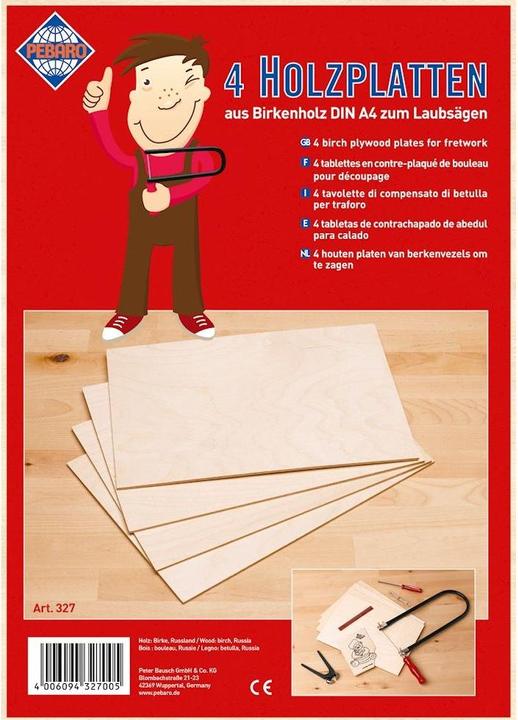 Produktbild Donau Laubsäge-Sperrholzplatten