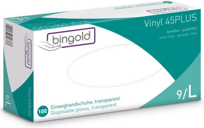 Produktbild Bingold Vinylhandschuhe (L)