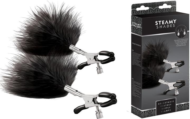 Immagine prodotto Steamy Shades Morsetti per capezzoli a piuma regolabili