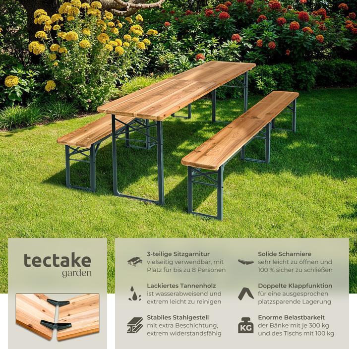 Image du produit tectake Garniture de tente à bière (219 cm)