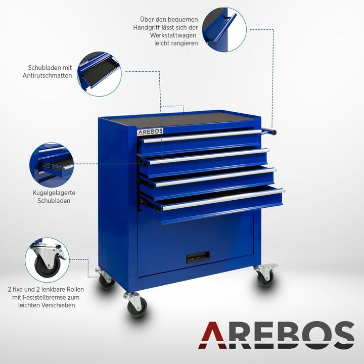 Image du produit Arebos Chariot à outils (1 x)