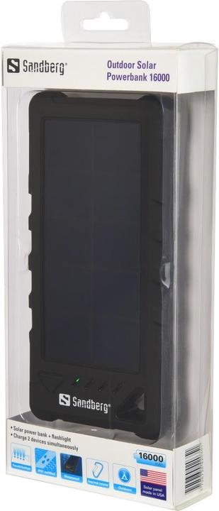 Produktbild Sandberg Outdoor Solar (16000 mAh, 1.40 W, 59.20 Wh)
