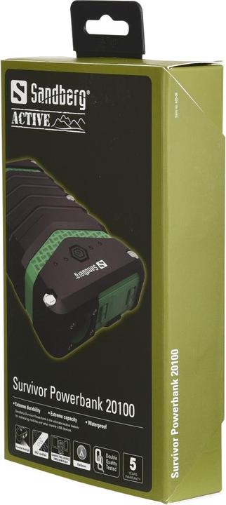 Actual product image Sandberg Survivor (20100 mAh, 74.37 Wh)