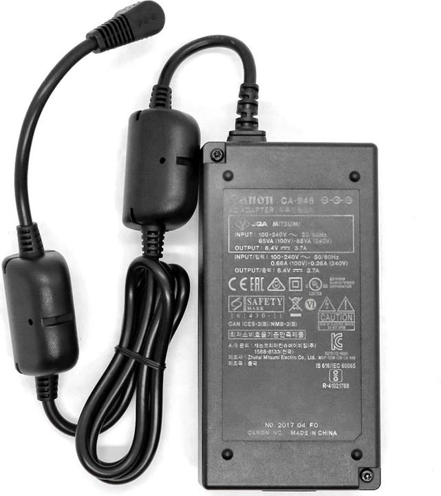 Actual product image Canon Power adapter CA-946 (Camera battery power adapter)