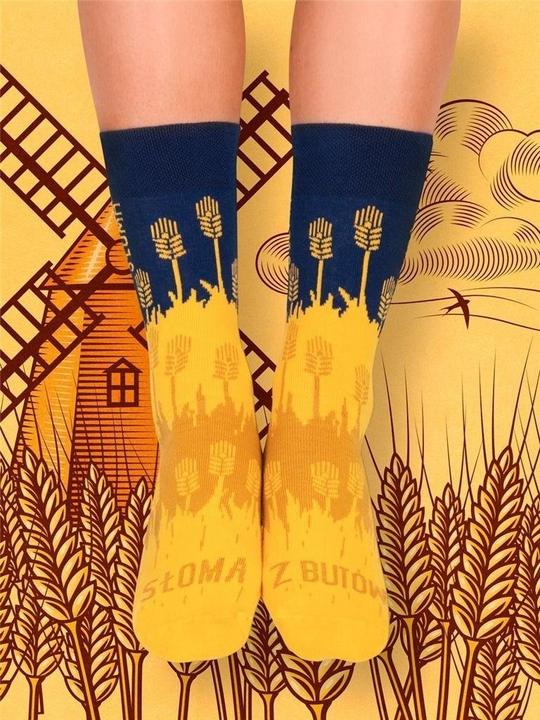 Actual product image Nadwyraz com Long straw socks from shoes 43-46 (43 - 46)