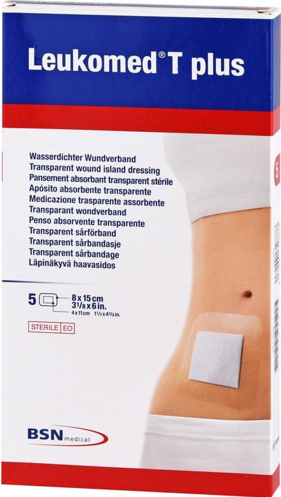 Image du produit BSN T plus transparenter Wundverband 8x15cm mit Wundauflage (5 x)