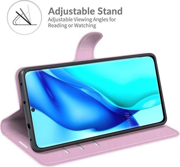 Actual product image MU Classic Litchi Leather Bookcover Series (Huawei P50 Pro)