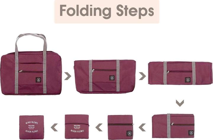 Actual product image JTI Foldable bag - Red