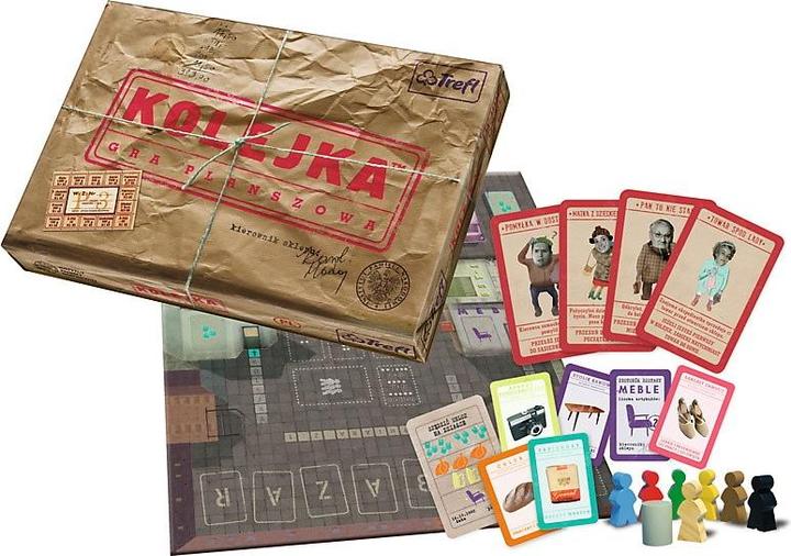 Actual product image Trefl PRL KOLEJKA - quee - board game from (Polish)