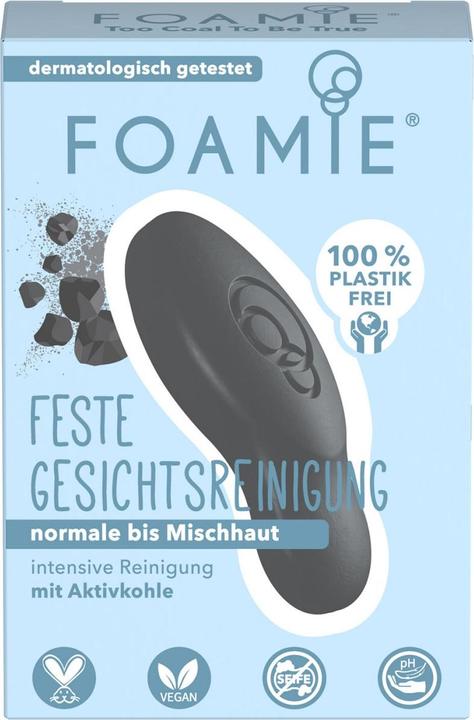 Immagine prodotto Foamie Detergente per il viso solido Troppo corallo per essere vero (Panni pulizia, 60 ml)