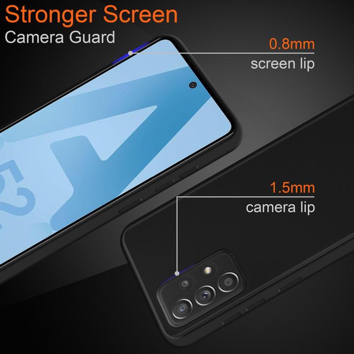 Produktbild Cadorabo Hybrid Matt Hülle für Samsung Galaxy A52 (4G / 5G) / A52s (Samsung Galaxy A52, Samsung Galaxy A52 5G, Samsung Galaxy A52s 5G)