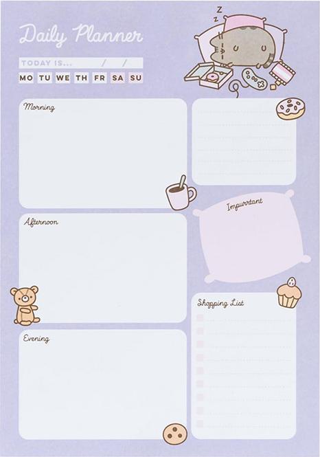 Produktbild Pusheen – Tagesplaner aus der Moments-Kollektion, 54 A5-Seiten (A5)