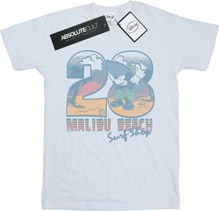 Actual product image Disney Mens Mickey Mouse Surf Shop T-Shirt (S)