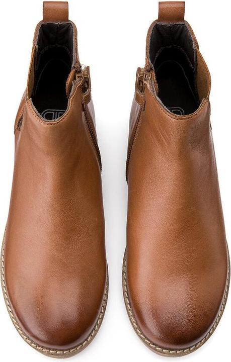 Produktbild La Redoute Collections Chelsea-Boots aus Leder mit Leopardenmuster (31)